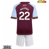 Aston Villa Ian Maatsen #22 Replica Home Minikit 2025-26 Short Sleeve (+ pants)